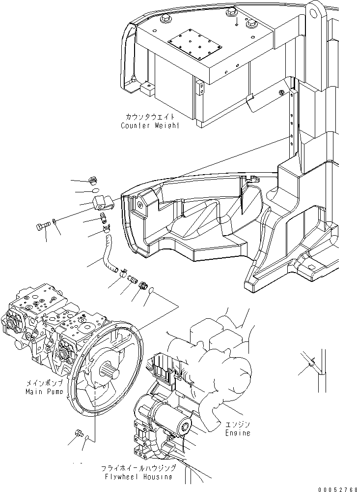 Шланг 07286-01623 KOMATSU