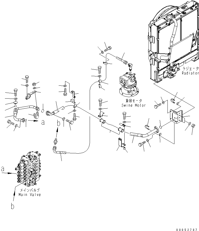 Шланг 22U-62-28541 KOMATSU