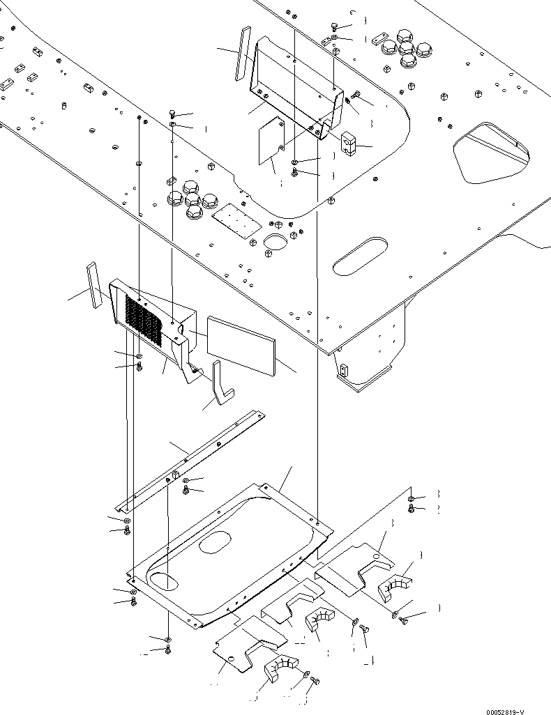 Лист 21T-54-39261 KOMATSU