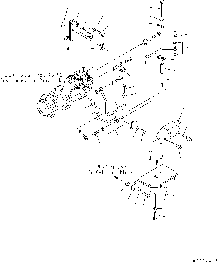 TUBE,RETURN 6219-71-5540 KOMATSU