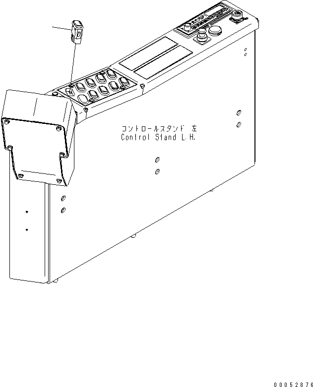 Switch, Beacon Lamp 20Y-06-42130 KOMATSU