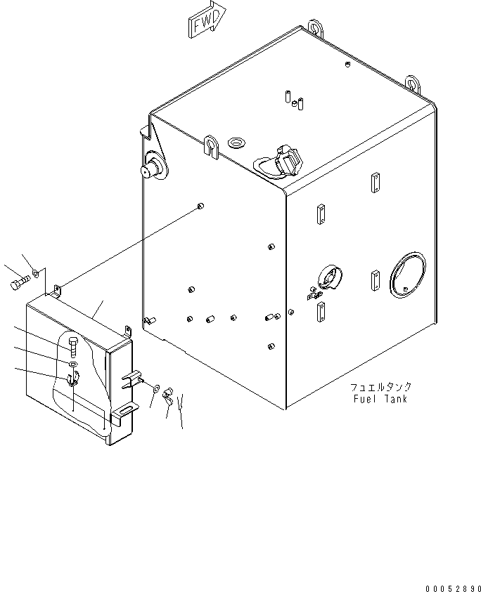 Гайка 01541-21260 KOMATSU