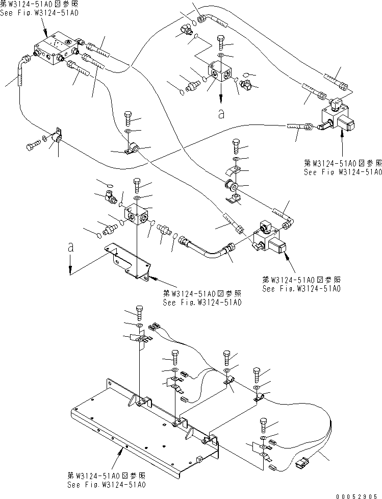 шланг с торцевым уплотнением 02766-005A3 KOMATSU