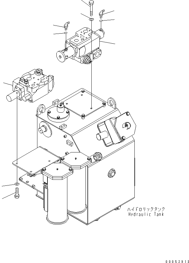 Клапан (702-21-02600) KOMATSU