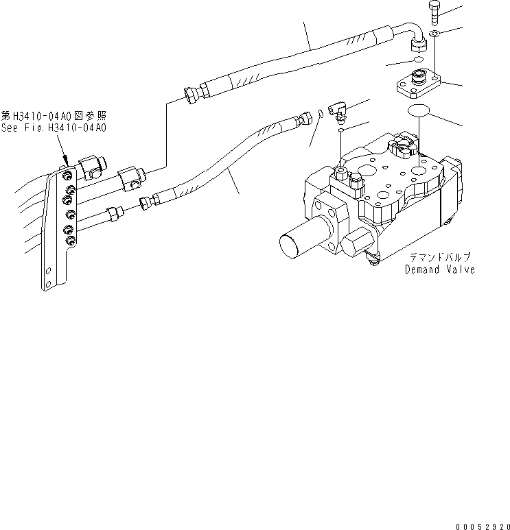 Шланг с торцевым уплотнением 02765-004A4 KOMATSU