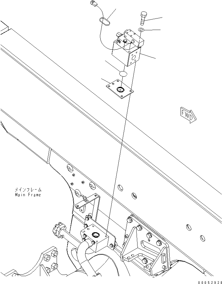 Фланец 561-60-82810 KOMATSU