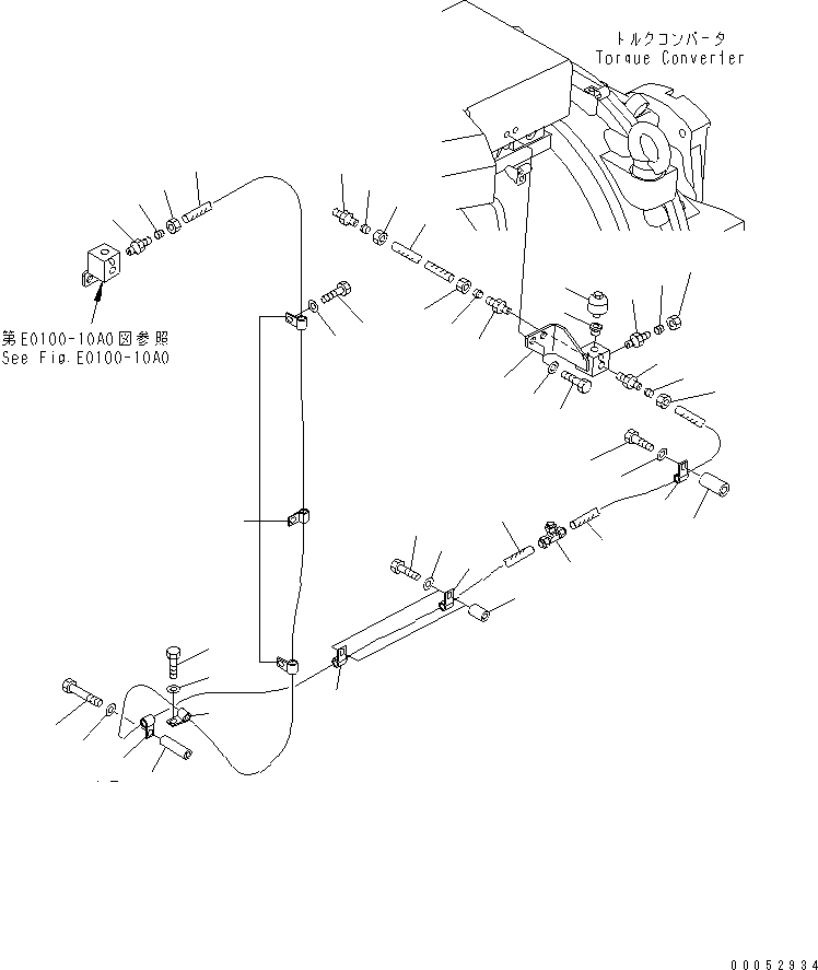 Трубка 07822-00801 KOMATSU