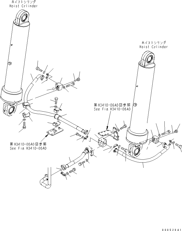Шланг фланцевого типа 07087-01409 KOMATSU