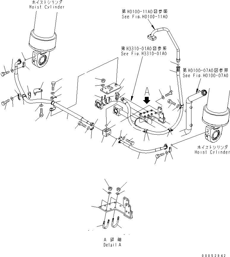 Шланг с торцевым уплотнением 02765-00619 KOMATSU