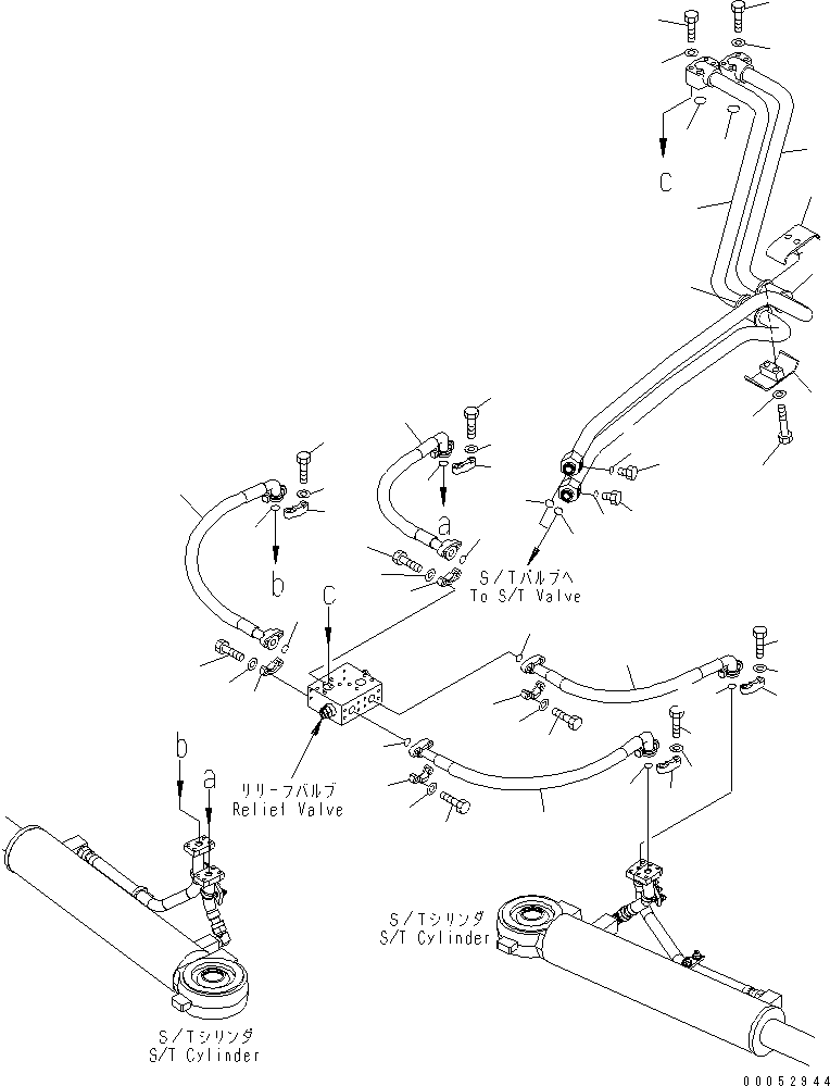 Шланг фланцевого типа 07088-406A7 KOMATSU