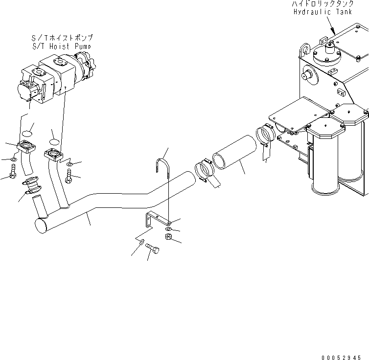 шланг 07260-09932 KOMATSU
