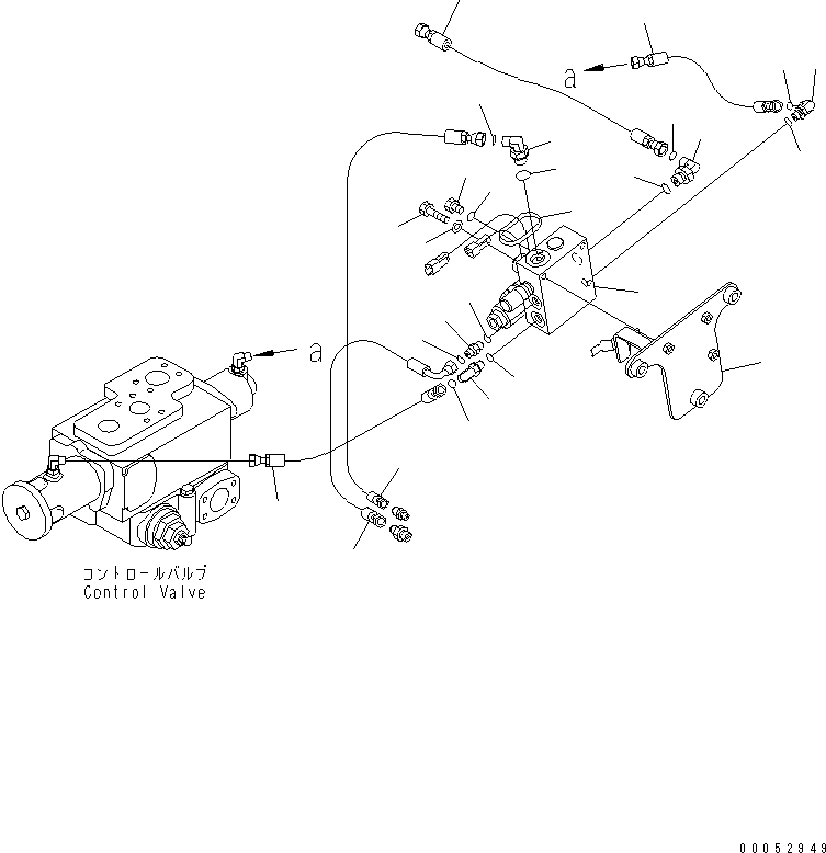 шланг с торцевым уплотнением 02765-00232 KOMATSU