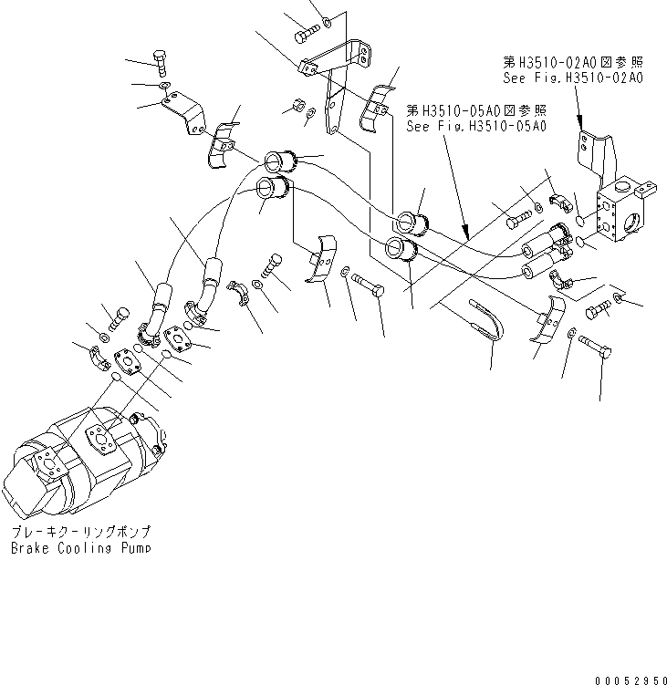 Шланг фланцевого типа 07298-01221 KOMATSU
