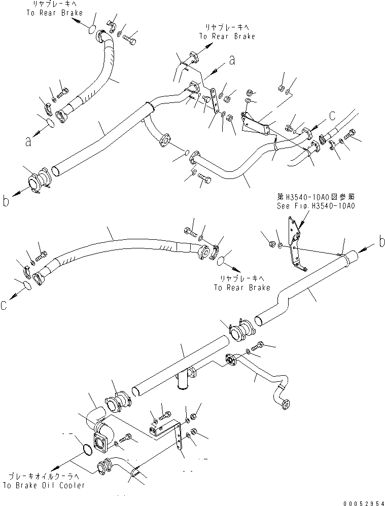Трубка 561-86-85282 KOMATSU