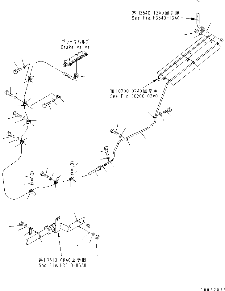 Шланг с торцевым уплотнением 02766-00539 KOMATSU