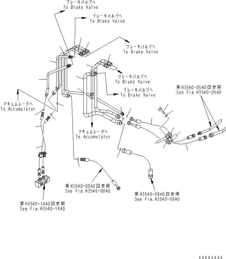 Шланг с торцевым уплотнением 02767-00511 KOMATSU