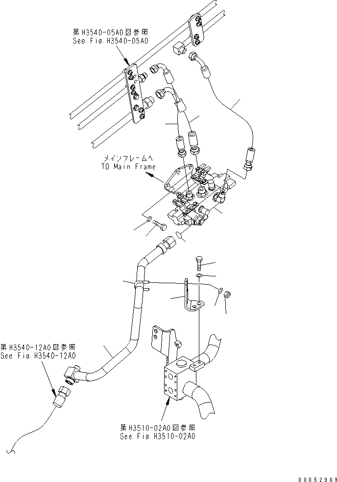 Шланг с торцевым уплотнением 02766-006A3 KOMATSU