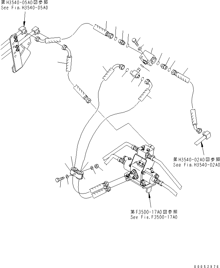 Шланг с торцевым уплотнением 02766-00512 KOMATSU