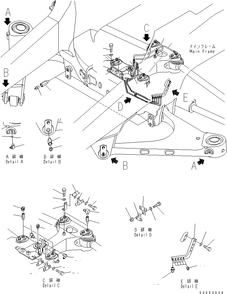 Шланг с коническим уплотнением 07109-20208 KOMATSU