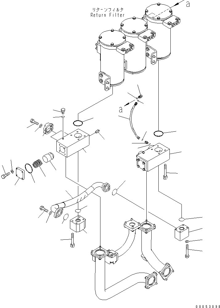Шланг с торцевым уплотнением 02764-002A4 KOMATSU