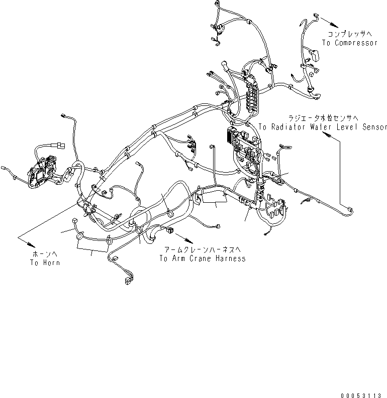 Жгут проводов 20Y-06-41561 KOMATSU