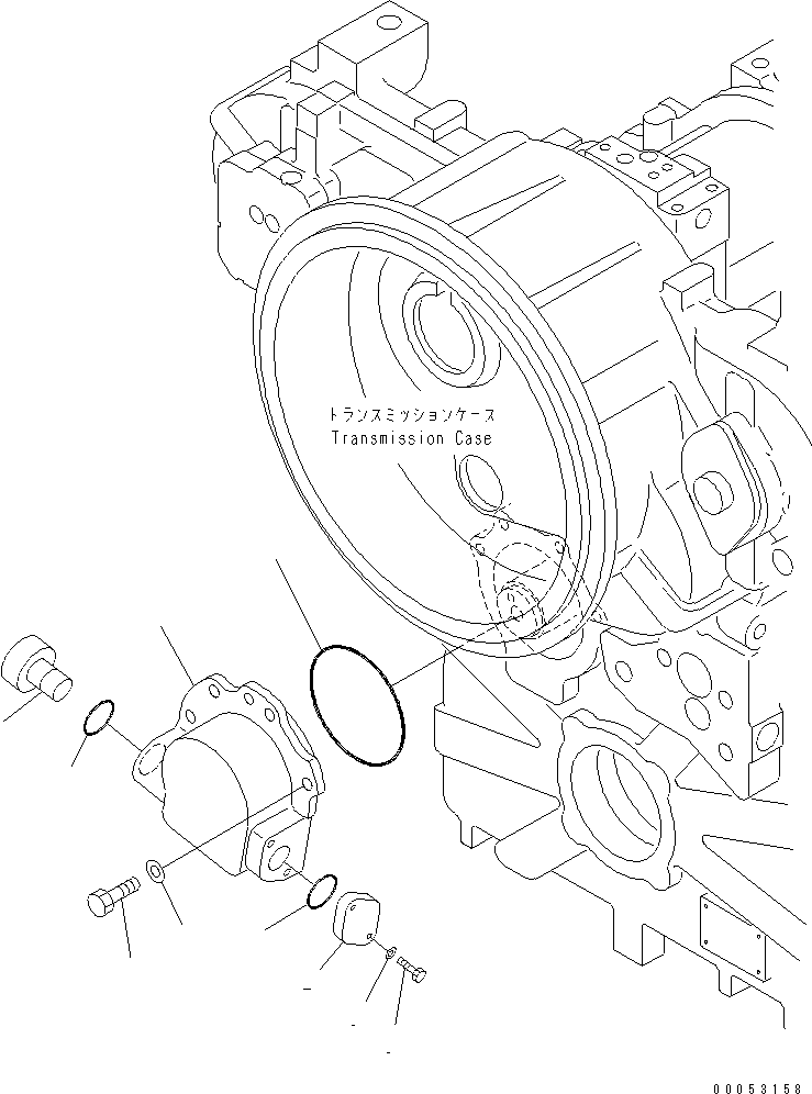 COVER,SPEED SENSOR 714-23-11310 KOMATSU