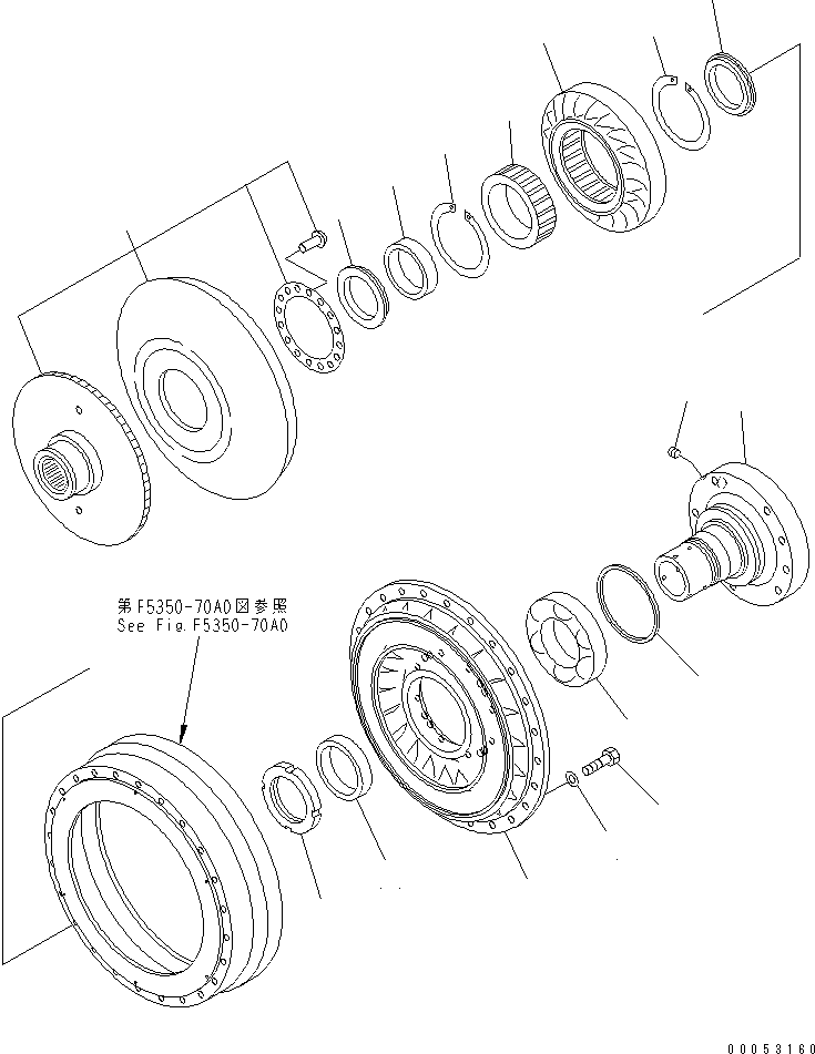 Статор 711-61-42110 KOMATSU