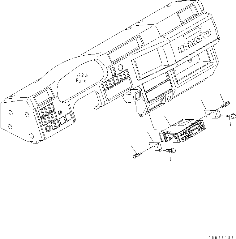 Кронштейн 56B-06-16142 KOMATSU