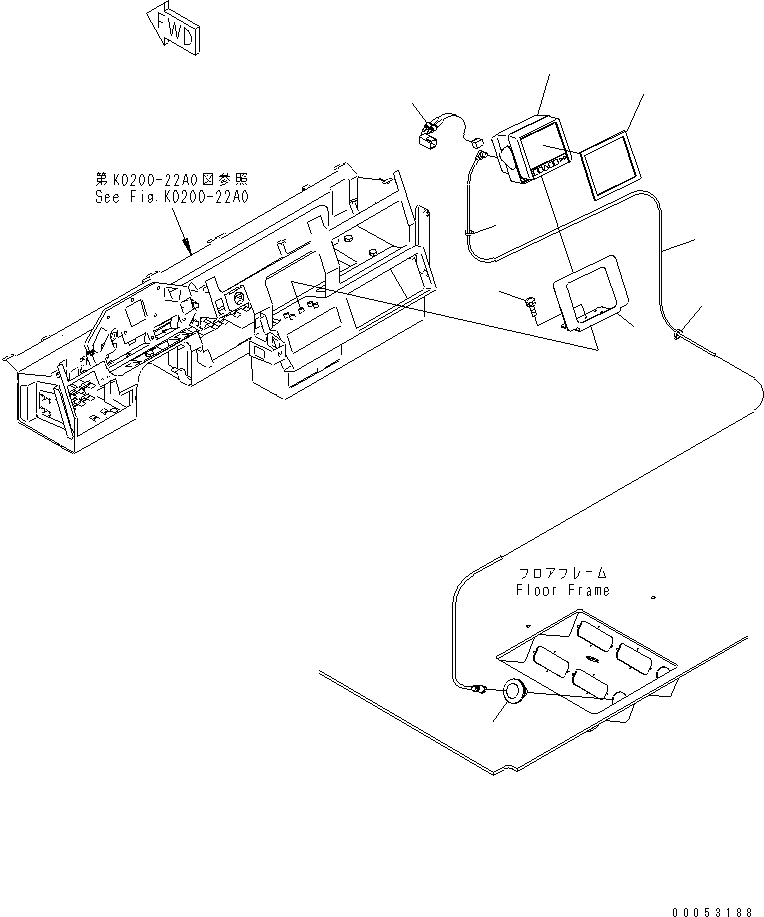 Солнцезащитный козырёк 561-86-83230 KOMATSU