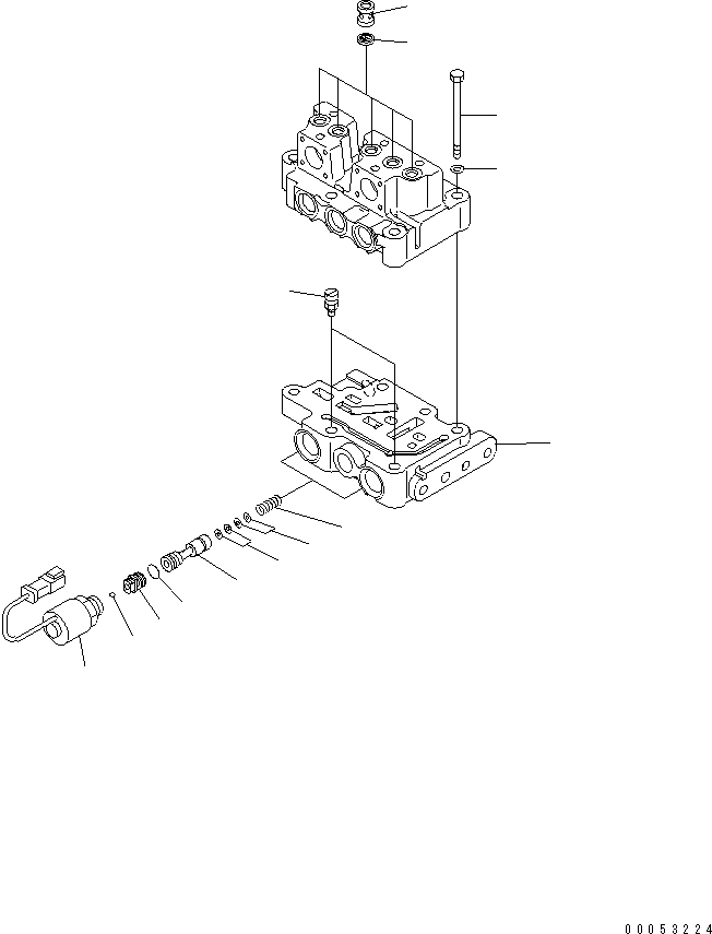 T/M VALVE ASS'Y (17M-15-45804) KOMATSU