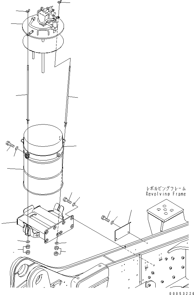 Гайка-барашек 01541-21670 KOMATSU