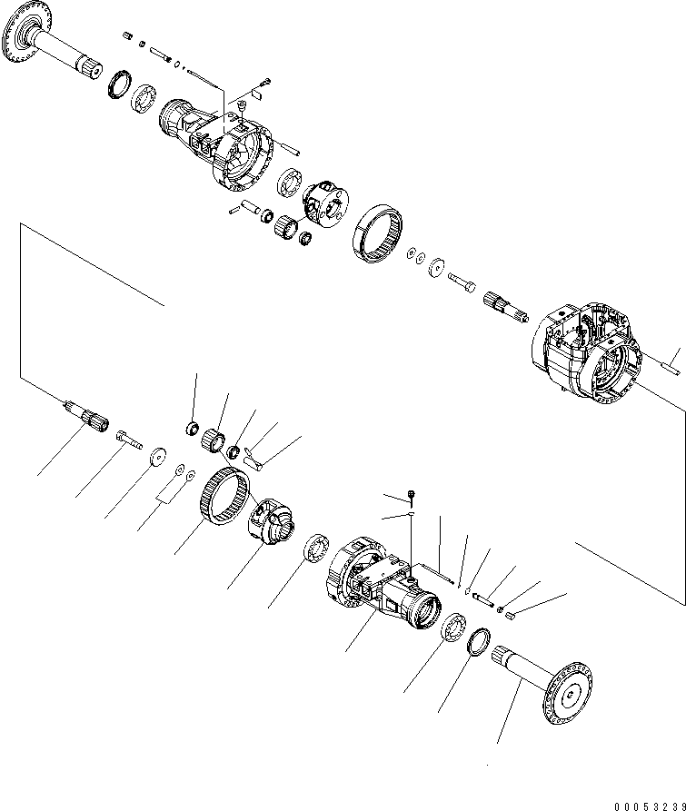 SHAFT,AXLE (\2\421-22-32430) KOMATSU