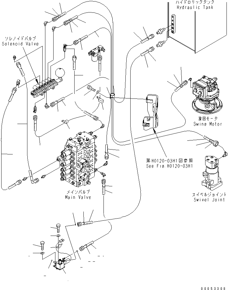 VALVE ASS'Y,(SEE FIG. Y1862-01H1) (22U-62-26801) KOMATSU