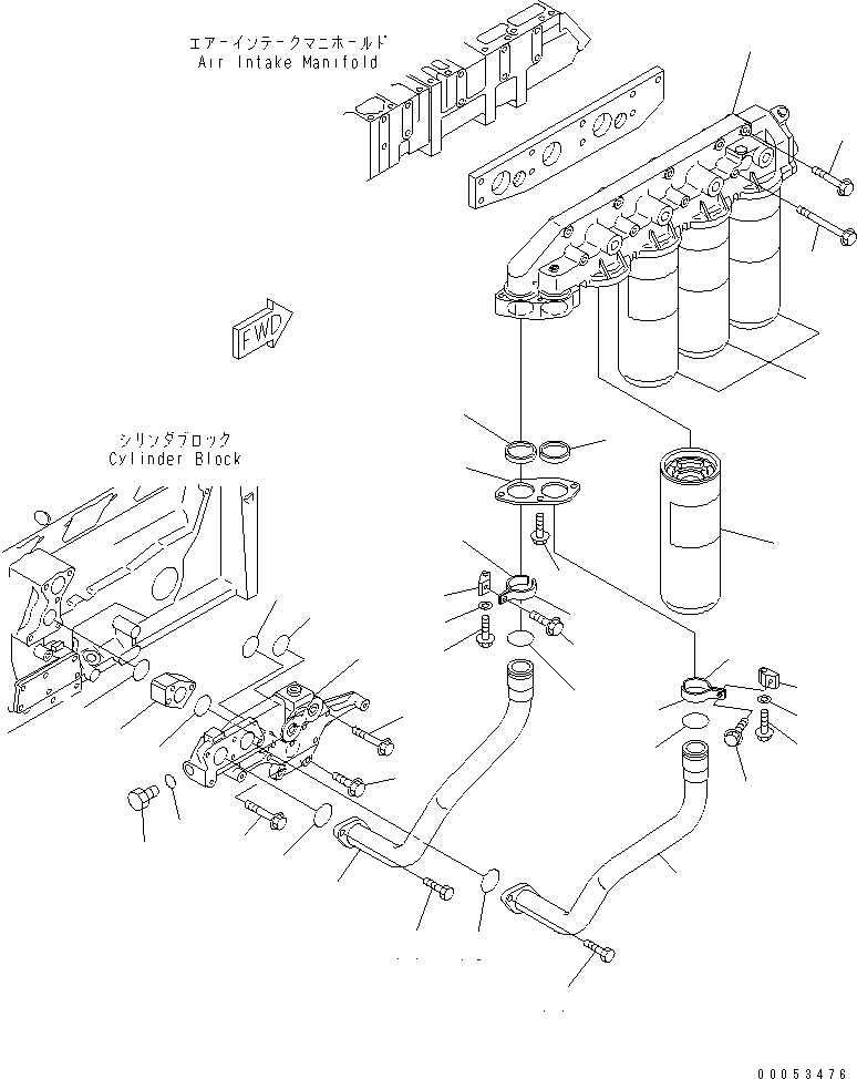 TUBE,INLET 6219-51-5710 KOMATSU