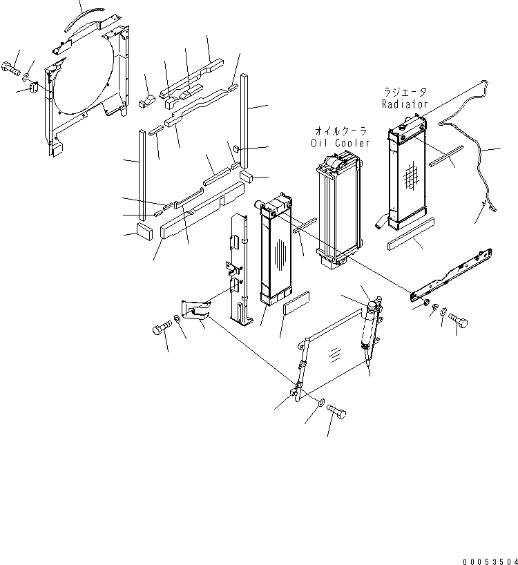 AFTER COOLER 22U-03-28440 KOMATSU