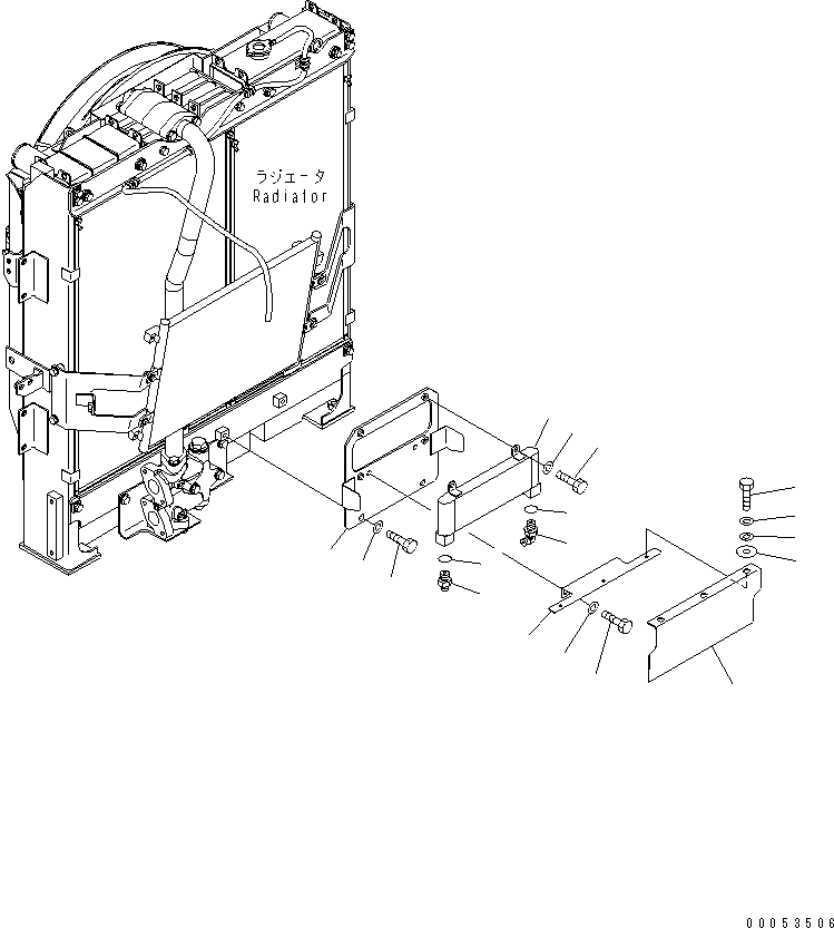 масляный радиатор 208-03-71161 KOMATSU