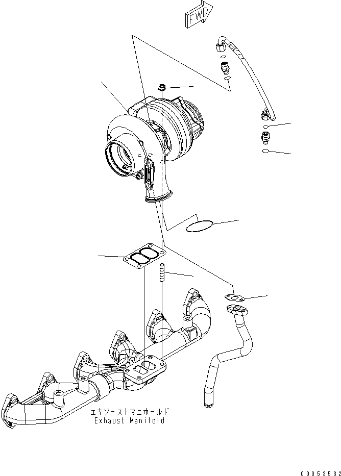 Turbocharger Kit 6745-81-8070 KOMATSU