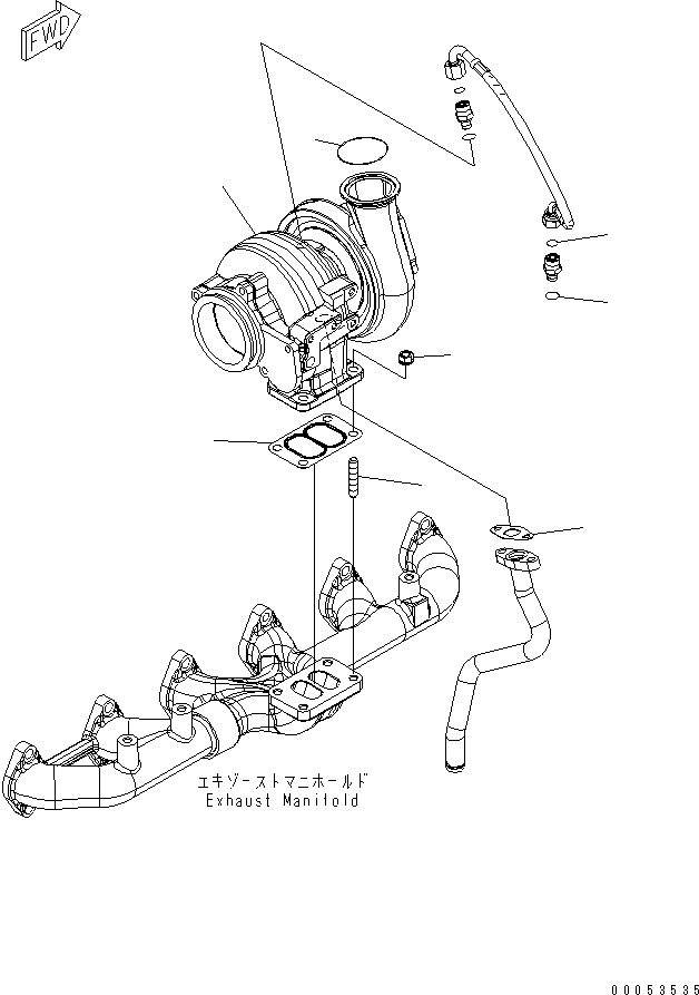 TURBOCHARGER 6745-81-8060 KOMATSU