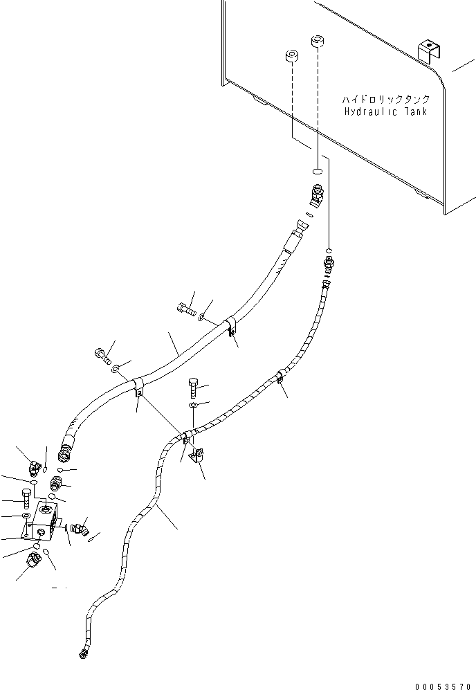 Шланг 421-62-43960 KOMATSU