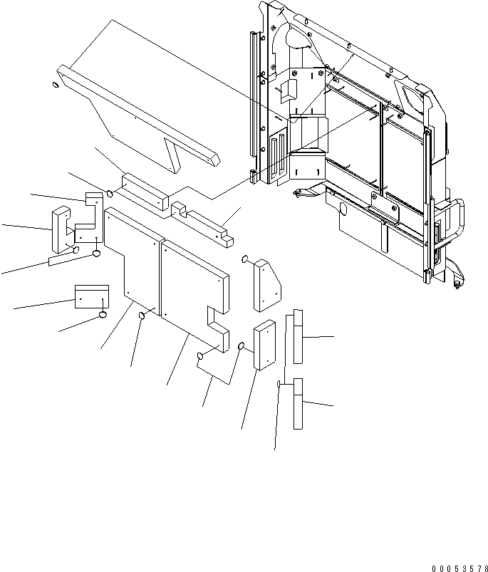 Лист 421-54-41830 KOMATSU