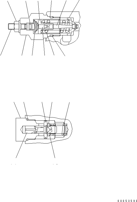 Запорный элемент клапана UC1720104775 KOMATSU