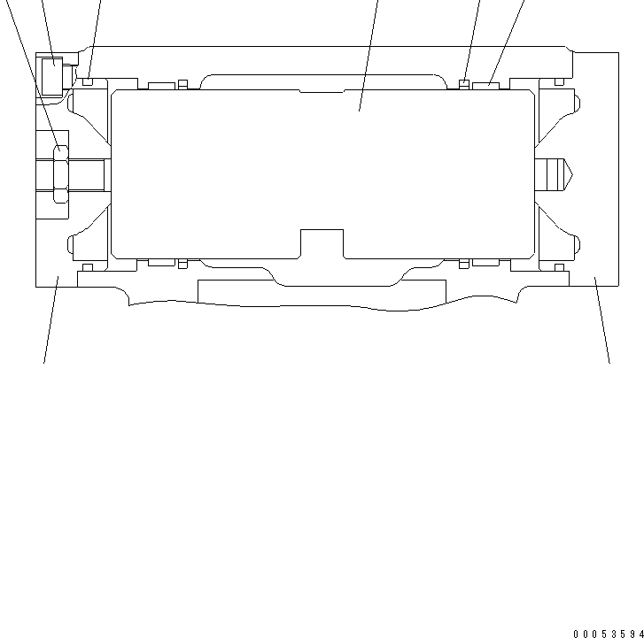 Цилиндр UC4100706068 KOMATSU
