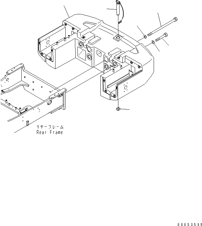 Counterweight 421-46-45240 KOMATSU