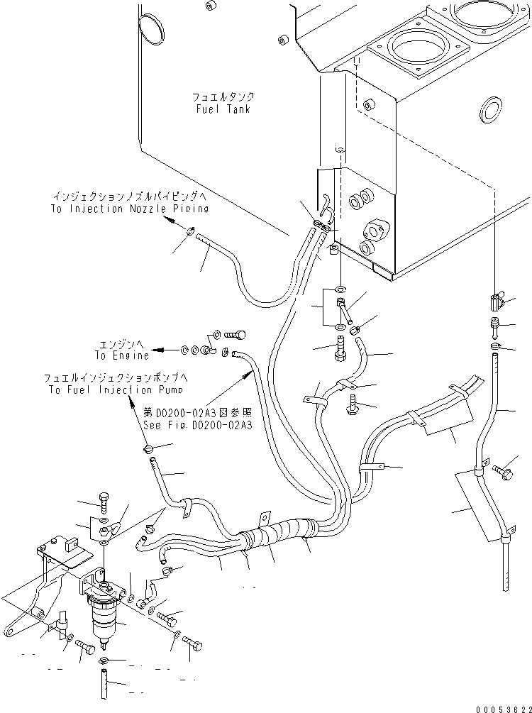 Шланг 07288-10614 KOMATSU