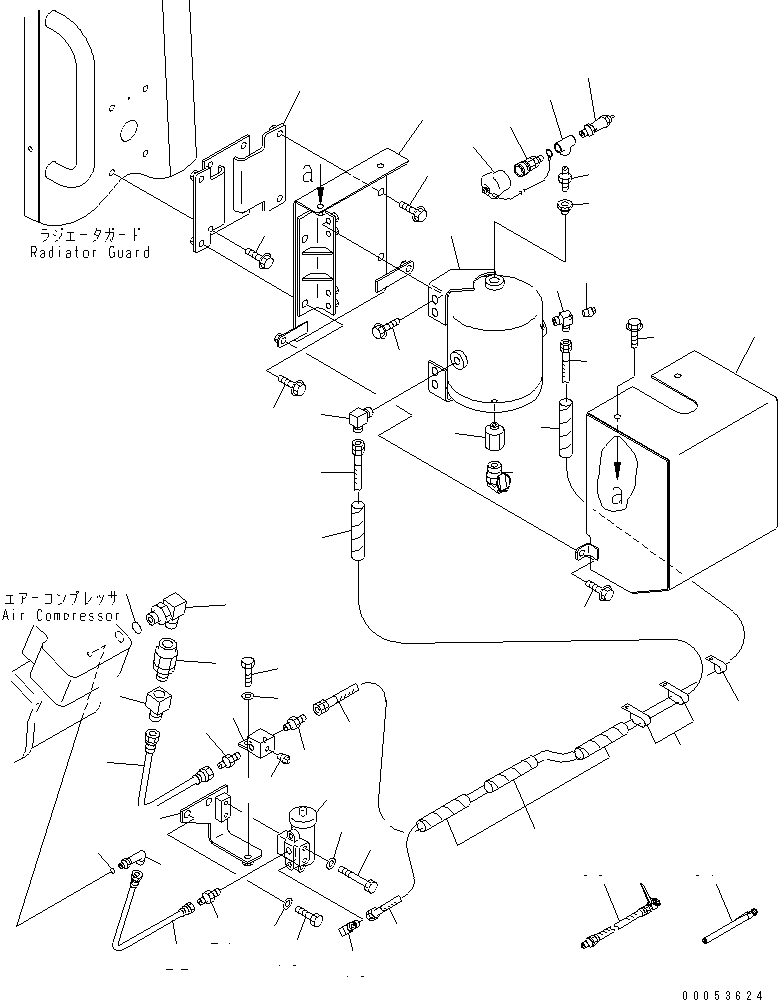 Шланг 07102-20322 KOMATSU