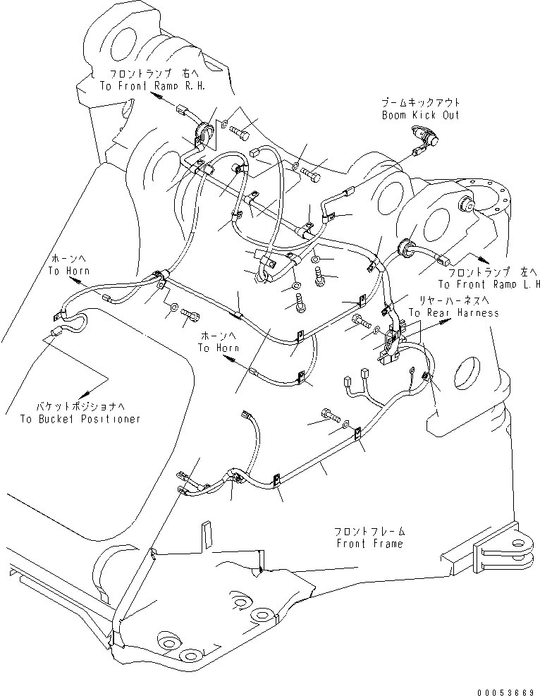 Жгут проводов 421-06-41250 KOMATSU