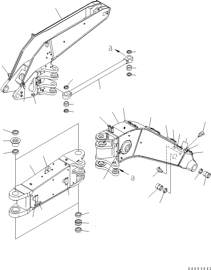 Стрела 208-70-71190 KOMATSU