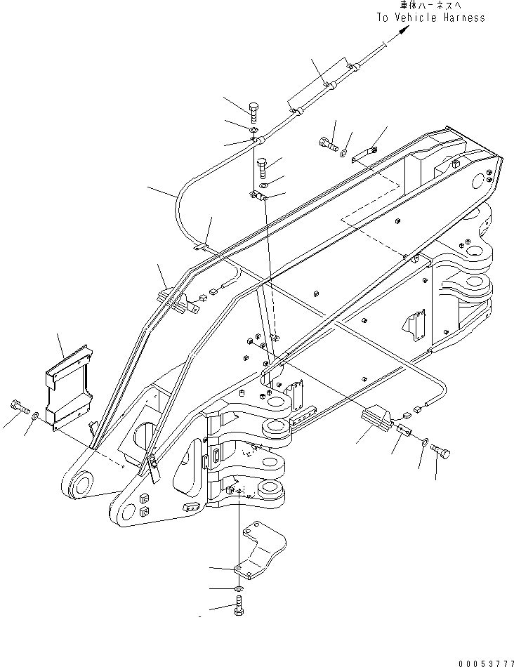 Жгут проводов 208-06-71120 KOMATSU