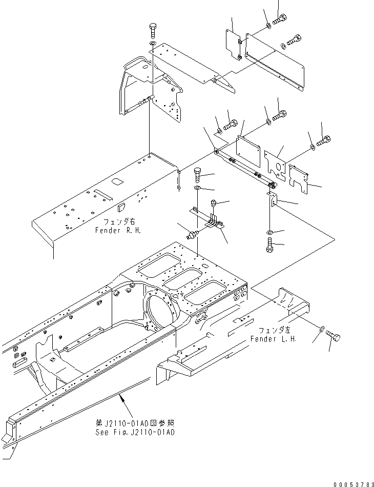 COVER,(FOR TOWING WINCH) 175-916-8730 KOMATSU