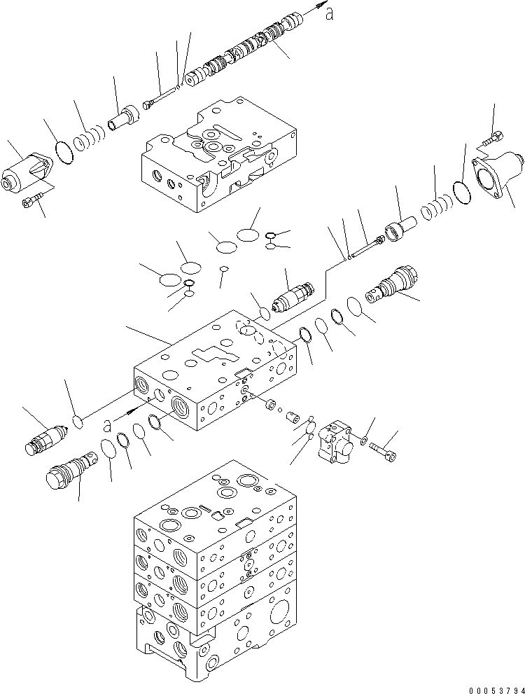 Клапан в сборе 723-90-65300 KOMATSU